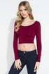 Long Sleeve Crop Top